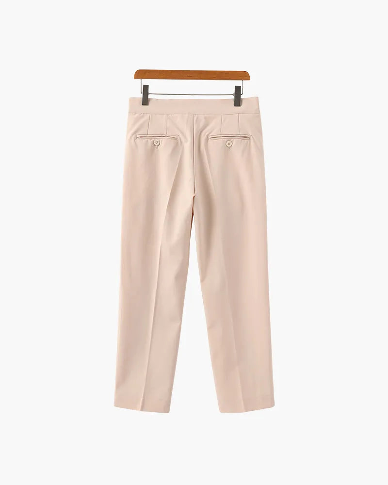 Pantaloni Sartoriali Vita Alta