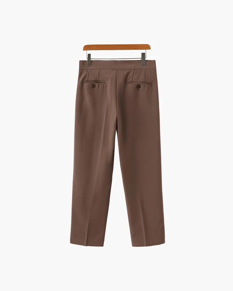 Pantaloni Sartoriali Vita Alta