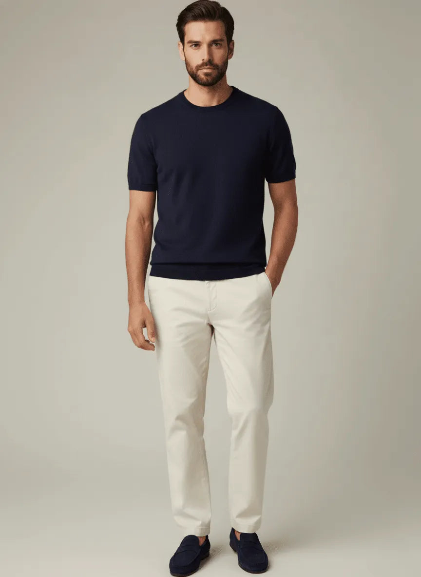 T-Shirt Cashmere Girocollo