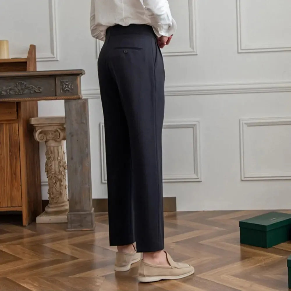 Pantaloni Cropped Straight Fit