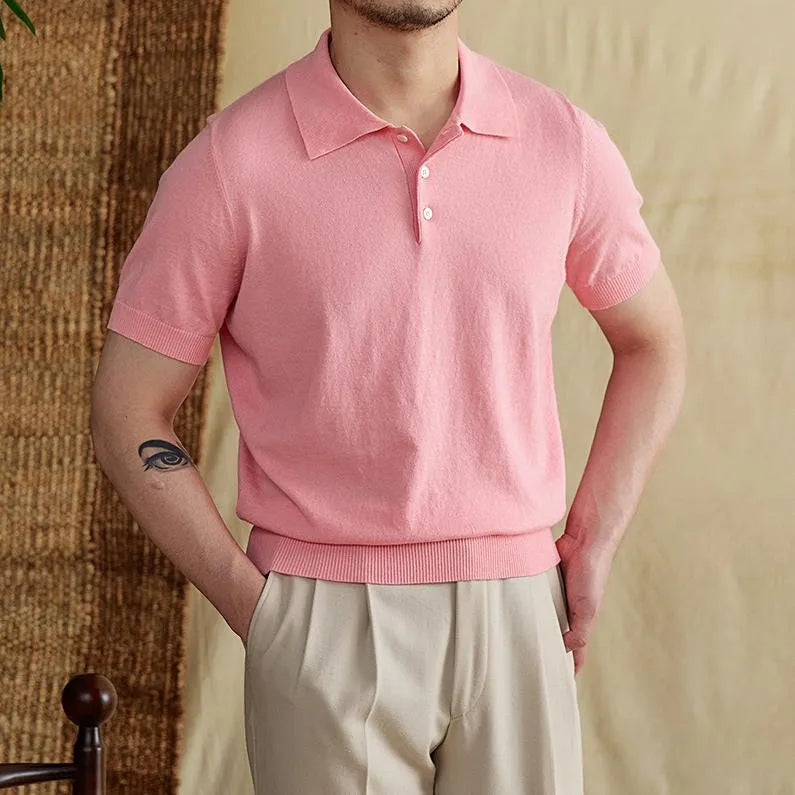 Polo Cotone-Lino Bottoni