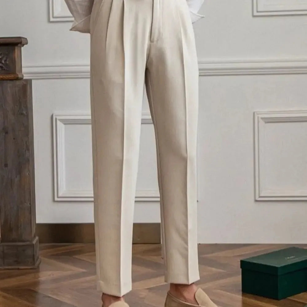 Pantaloni Cropped Straight Fit