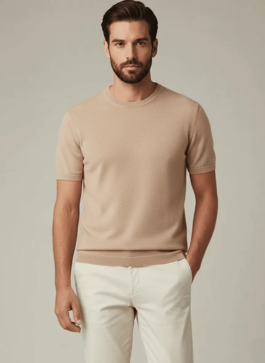 T-Shirt Cashmere Girocollo