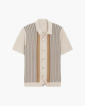 Polo Knit a Righe