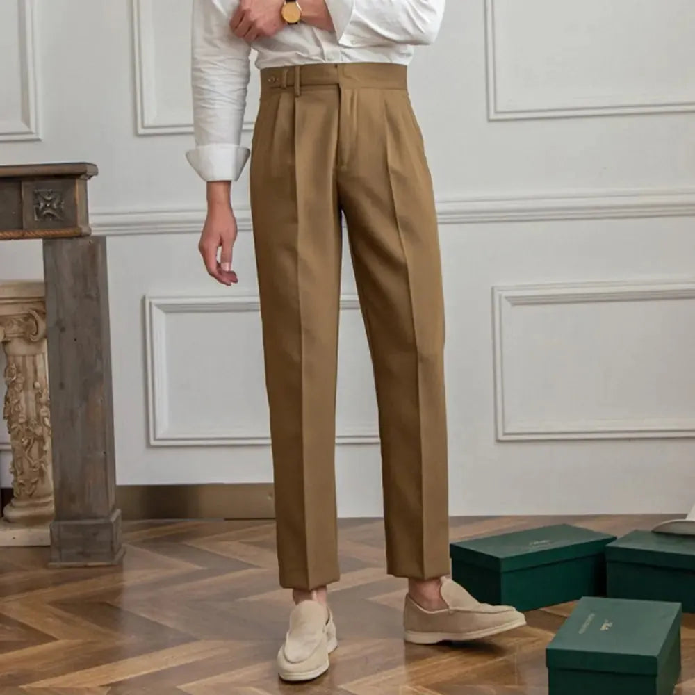 Pantaloni Cropped Straight Fit