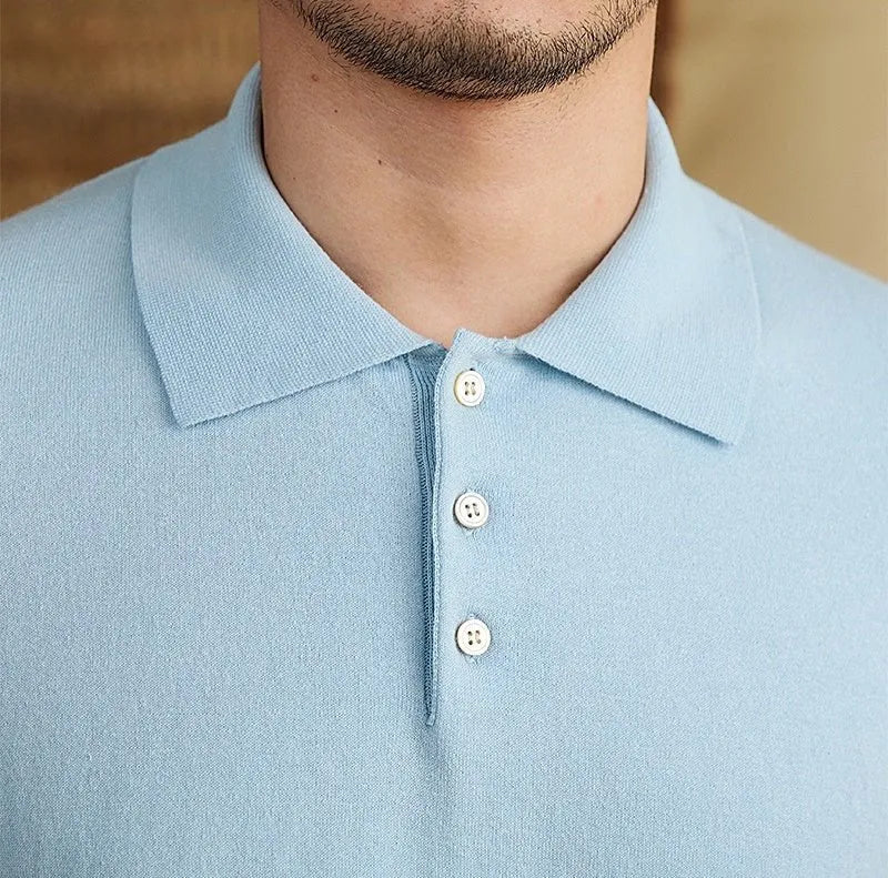 Polo Cotone-Lino Bottoni