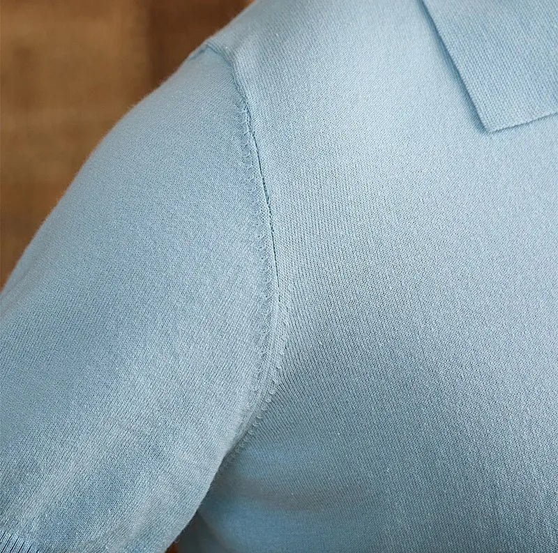 Polo Cotone-Lino Bottoni