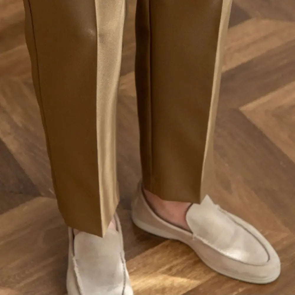 Pantaloni Cropped Straight Fit