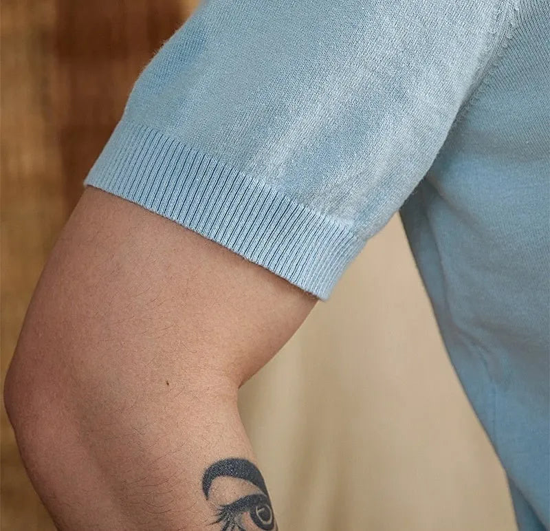 Polo Cotone-Lino Bottoni