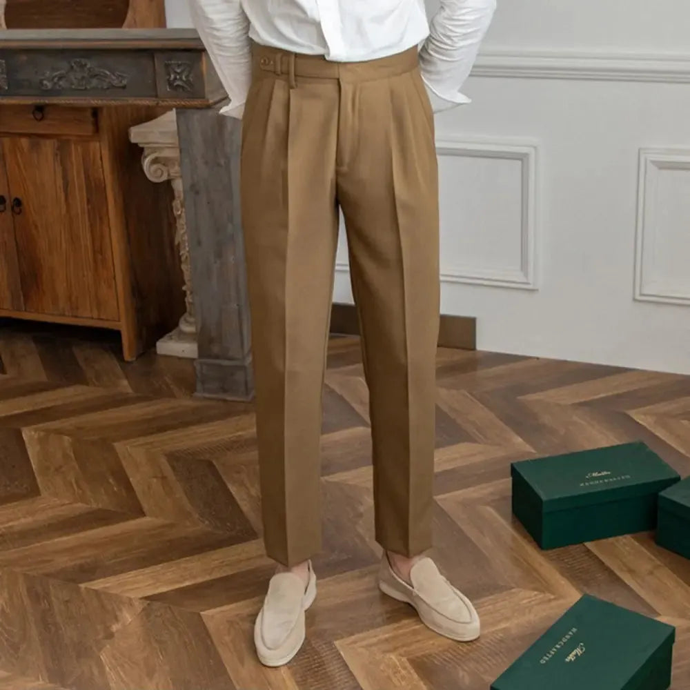 Pantaloni Cropped Straight Fit