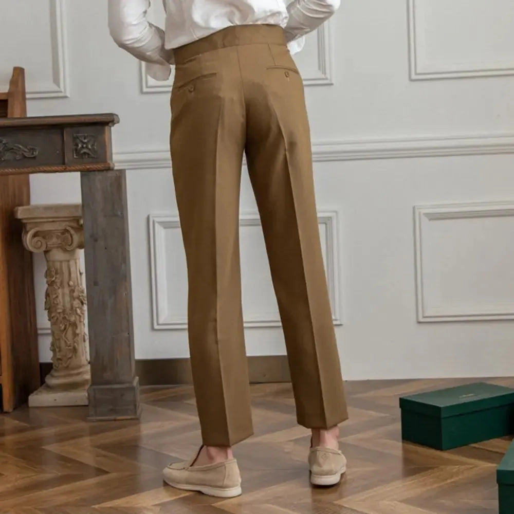 Pantaloni Cropped Straight Fit