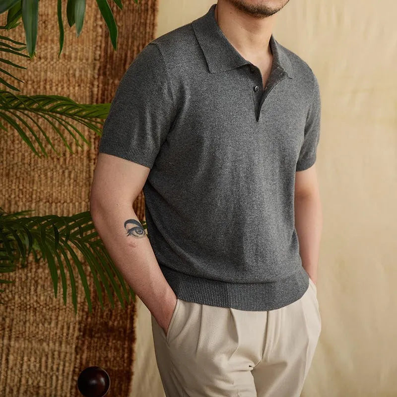 Polo Cotone-Lino Bottoni